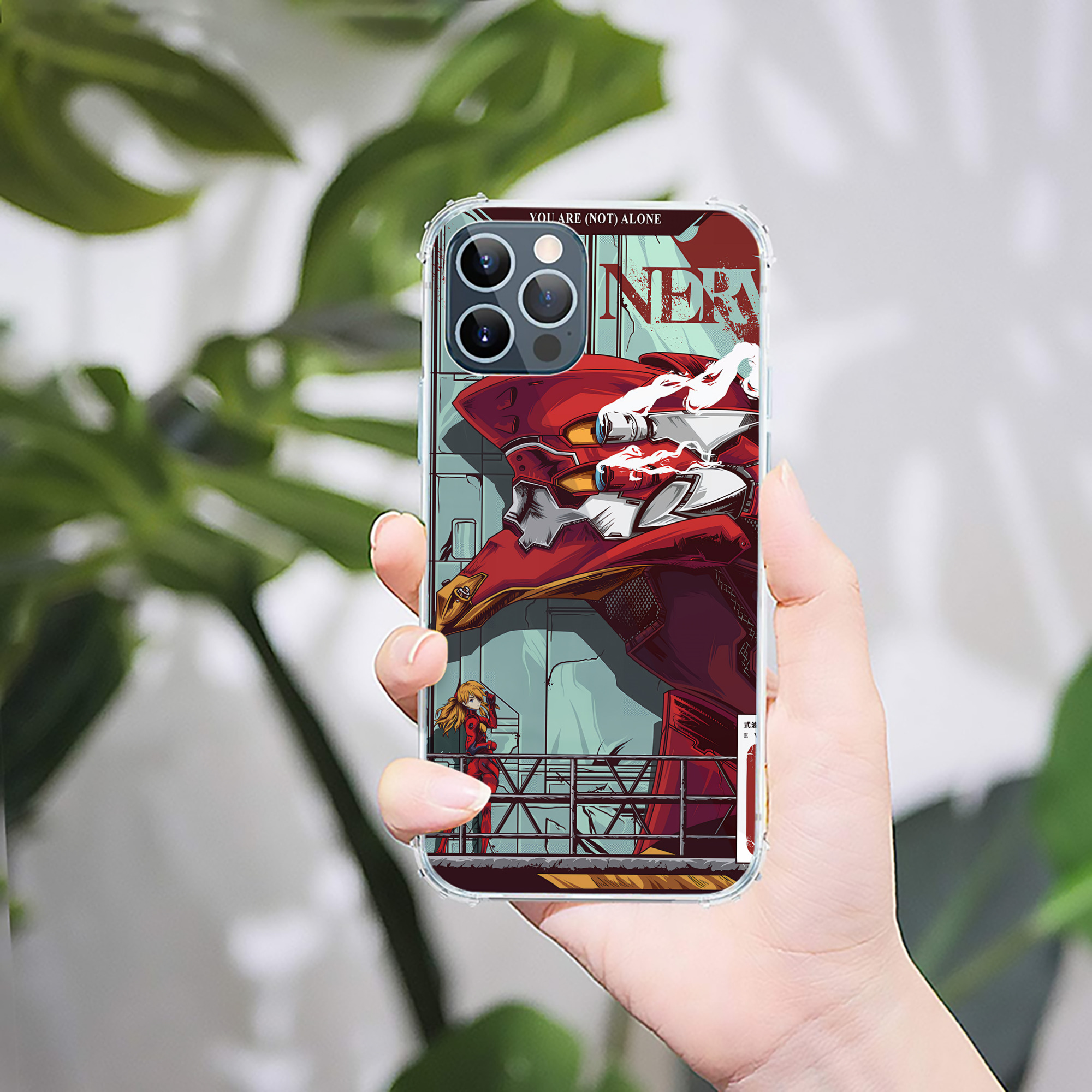 （画像用） EVA 新世紀エヴァンゲリオン 【iPhone 12シリーズ対応】透明スマホケース（クリアソフトケース）